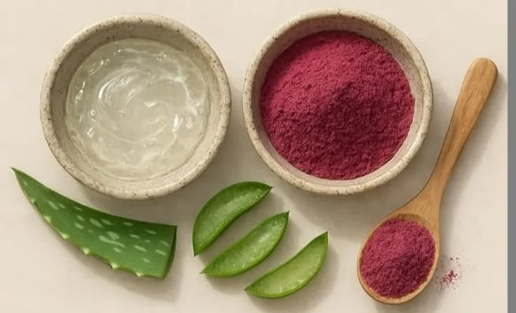 Chukandar aur Aloe Vera ka Pack - Chehray ki Pigmentation aur Rangat ke Liye